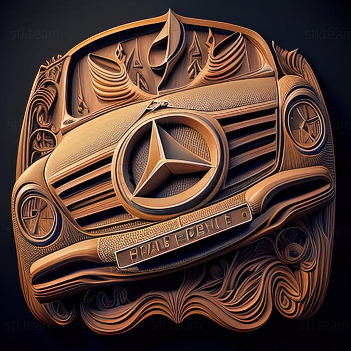 3D модель Mercedes Benz W203 (STL)